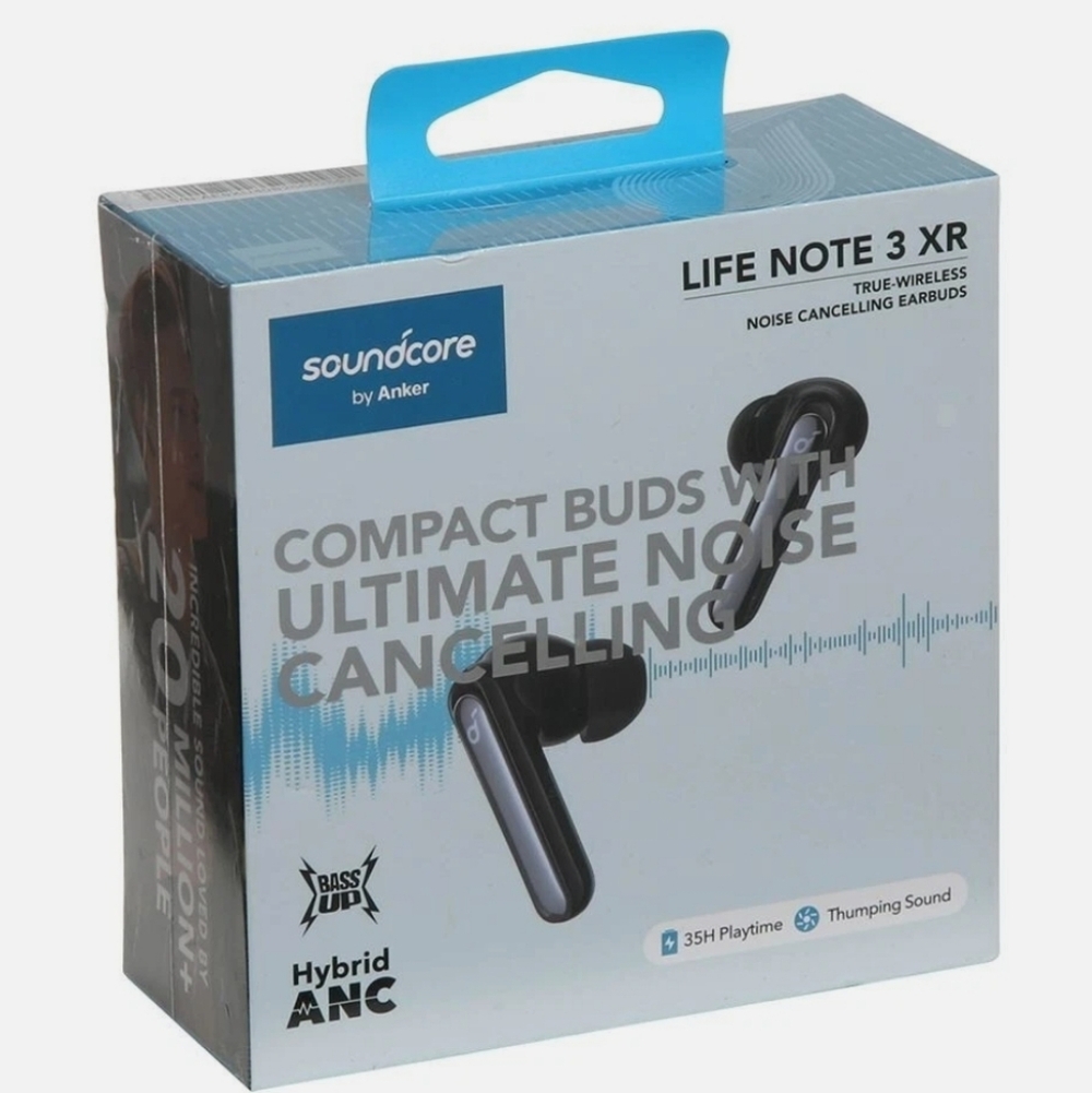 🧩♡Soundcore Life Note 3 XR Black True Wireless Noise-Cancelling Earbuds